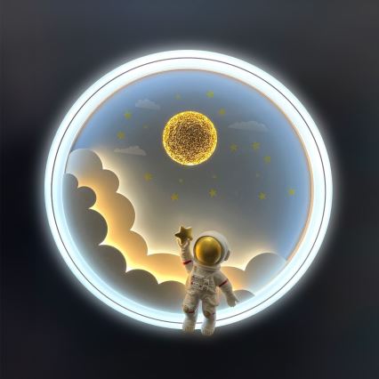 Zuma Line - LED Stmievateľné detské stropné svietidlo LED/42W/230V 3000/5700K astronaut