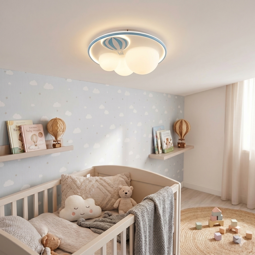Zuma Line - LED Stmievateľné detské stropné svietidlo LED/42W/230V 3000/5700K modrá