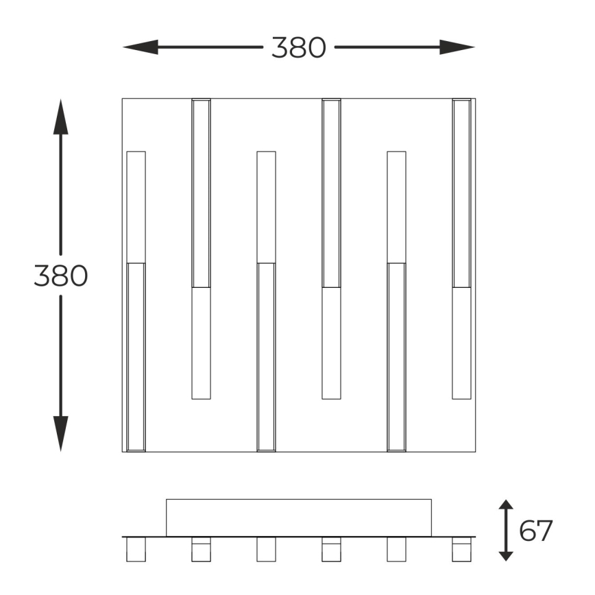 Zuma Line - LED Stmievateľné stropné svietidlo LED/26W/230V
