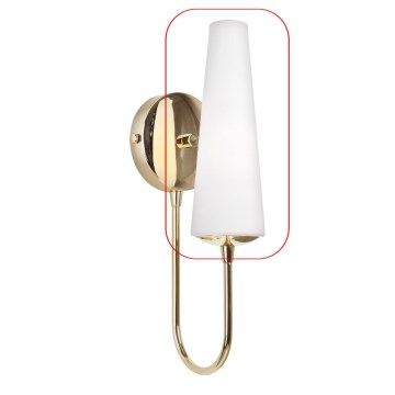 Zuma Line - Náhradné sklo k lustru a nástennej lampe E14 pr. 7 cm
