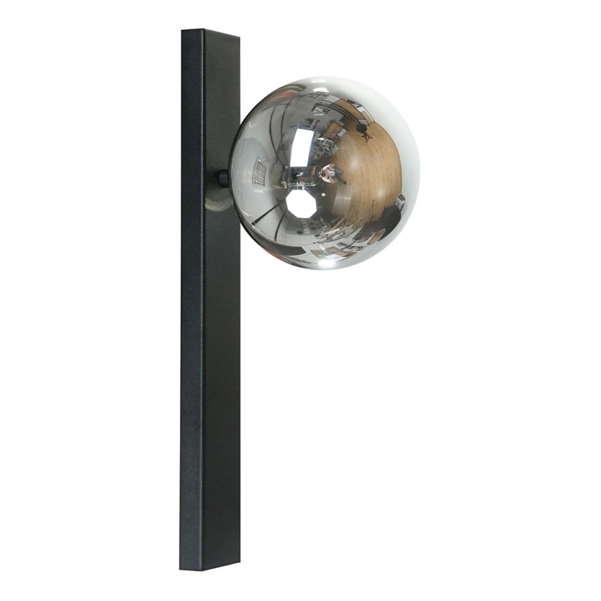 Zuma Line - Nástenné svietidlo 1xG9/8W/230V čierna/dymová čierna