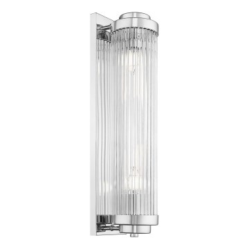Zuma Line - Nástenné svietidlo 2xE14/60W/230V lesklý chróm