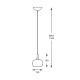 Zuma Line - Krištáľový luster na lanku 1xG9/42W/230V