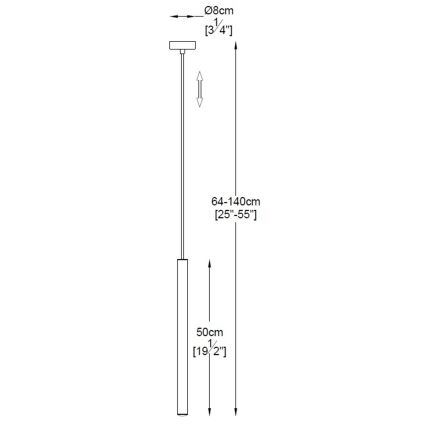 Zuma Line - LED Luster na lanku LED/5W/230V