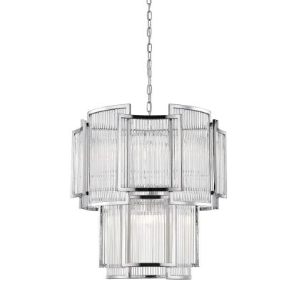 Zuma Line - Luster na reťazi 8xE14/60W/230V lesklý chróm