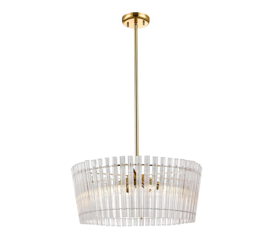 Zuma Line Zuma Line P0547-06H-F9AC - Luster na tyči BACH 6xE14/40W/230V zlatá