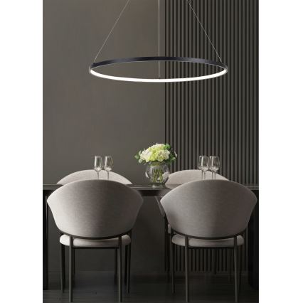 Zuma Line - LED Luster na lanku LED/32W/230V 3000/4000/6000K pr. 60 cm čierna