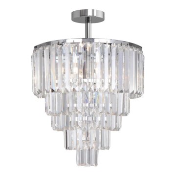 Zuma Line - Prisadený luster 10xE14/40W/230V lesklý chróm