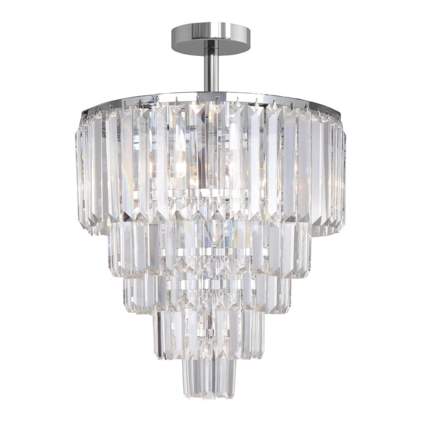 Zuma Line - Prisadený luster 10xE14/40W/230V lesklý chróm