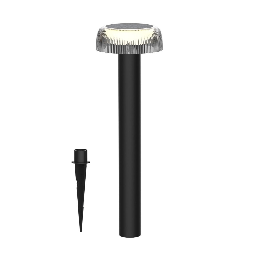 Zuma Line - LED Solárna lampa LED/2,5W/2000 mAh IP44 čierna