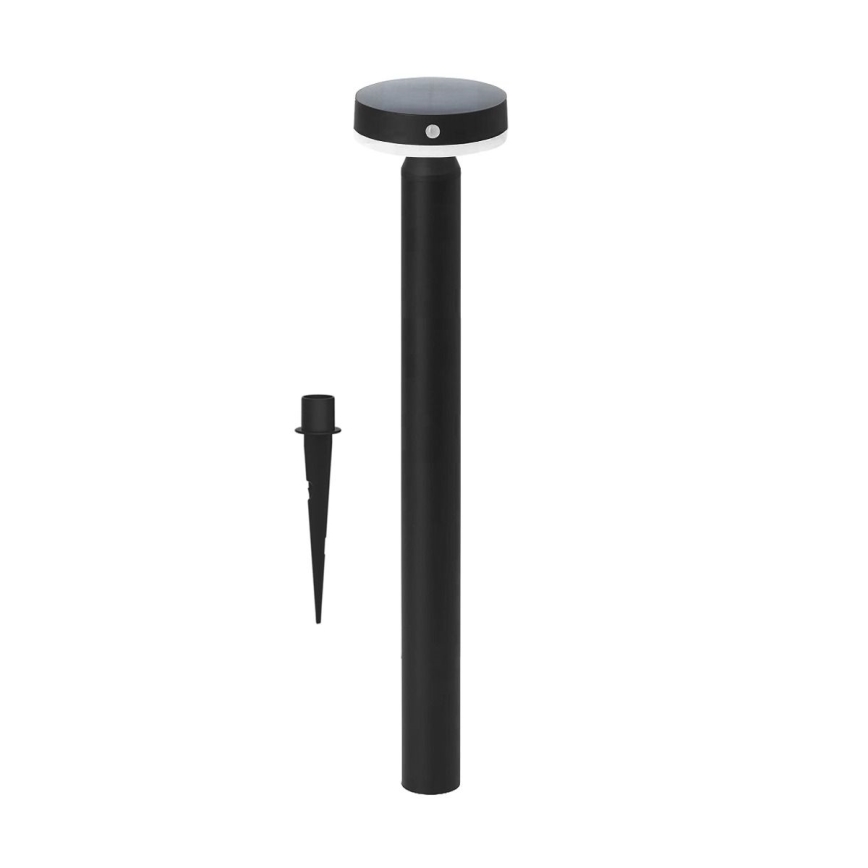 Zuma Line - LED Solárna lampa so senzorom pohybu a súmraku LED/4,5W/2000 mAh IP44 čierna