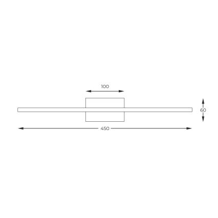 Zuma Line - LED Obrazové svietidlo LED/10W/230V 45 cm zlatá