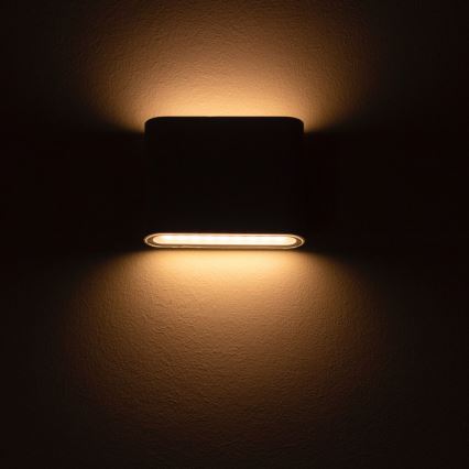 Zuma Line - LED Vonkajšie nástenné svietidlo LED/12W/230V IP65 čierna