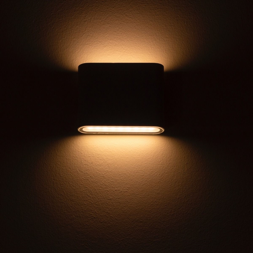Zuma Line - LED Vonkajšie nástenné svietidlo LED/12W/230V IP65 čierna