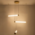 Zuma Line - stmievateľný LED luster na lanku LED/64W/230V 2700-6500K zlatý + diaľkové ovládanie