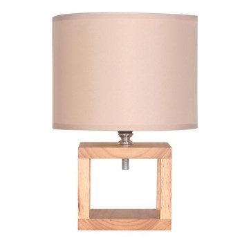 Zuma Line - Stolná lampa 1xE14/40W/230V bambus/béžová