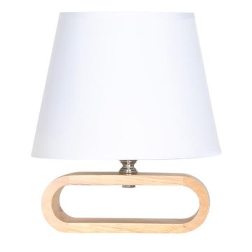 Zuma Line - Stolná lampa 1xE14/40W/230V bambus/biela