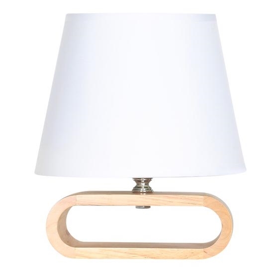 Zuma Line - Stolná lampa 1xE14/40W/230V bambus/biela