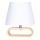 Zuma Line - Stolná lampa 1xE14/40W/230V bambus/biela