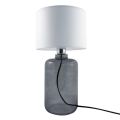 Zuma Line - Stolná lampa 1xE27/40W/230V biela/čierna