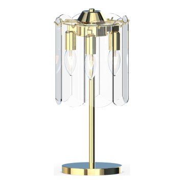Zuma Line - Stolná lampa 3xE14/40W/230V zlatá