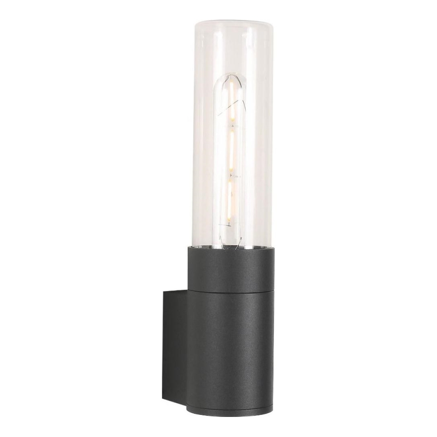 Zuma Line - Vonkajšia nástenná lampa 1xE27/60W/230V IP54 čierna