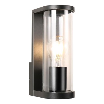 Zuma Line - Vonkajšie nástenné svietidlo 1xE27/60W/230V IP44 čierna