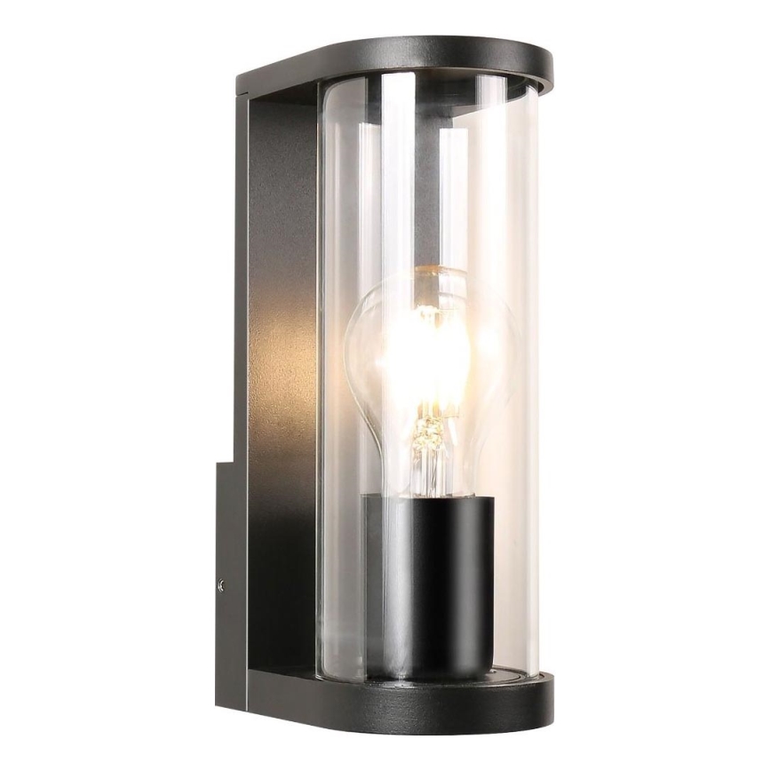 Zuma Line - Vonkajšie nástenné svietidlo 1xE27/60W/230V IP44 čierna