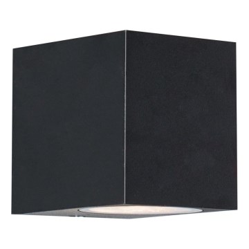 Zuma Line - Vonkajšie nástenné svietidlo 1xGU10/35W/230V IP44 čierna