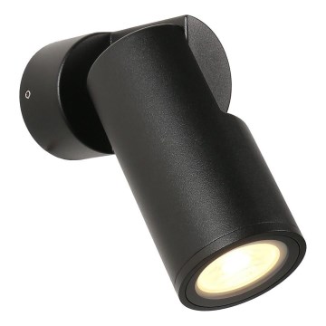 Zuma Line - Vonkajšie nástenné svietidlo 1xGU10/35W/230V IP65 čierna