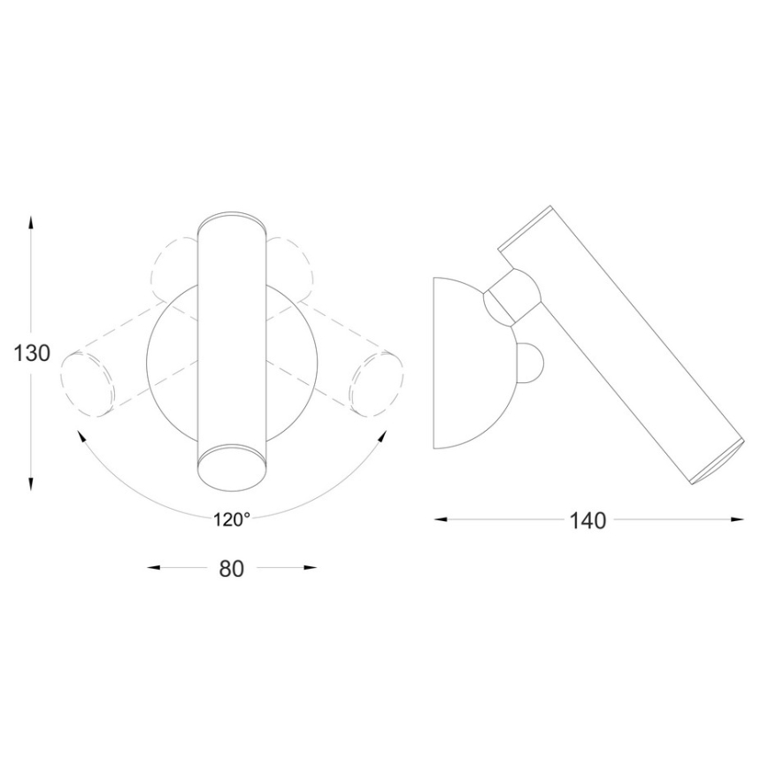 Zuma Line - LED Nástenné bodové svietidlo LED/5W/230V