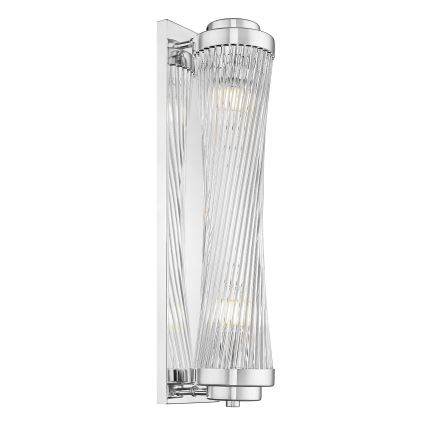 Zuma Line - Nástenné svietidlo 2xE14/60W/230V lesklý chróm