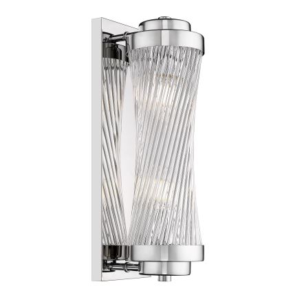 Zuma Line - Nástenné svietidlo 2xE14/60W/230V lesklý chróm
