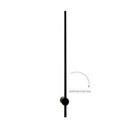 Zuma Line - LED Nástenné svietidlo LED/12W/230V 90 cm čierna